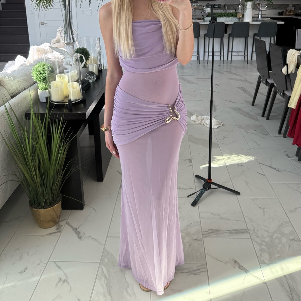 NWT Peppermayo Maxi Dress Lilac - Picture 4 of 4